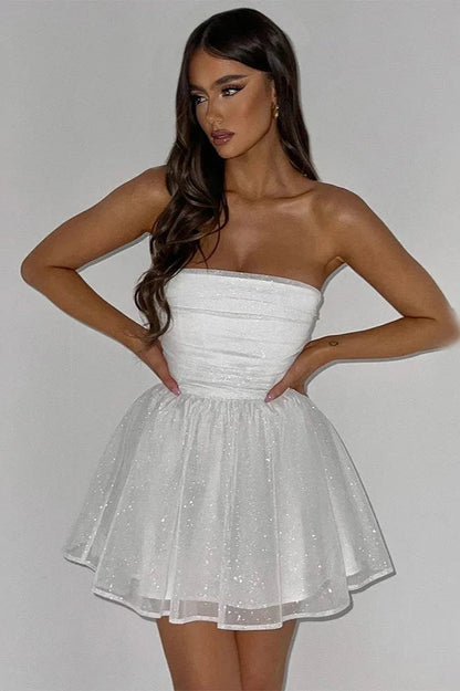 BOW GLITTER DRESS