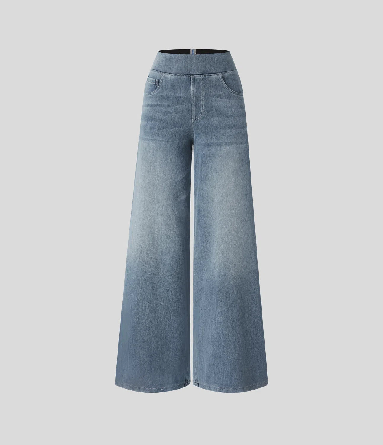 WIDE LEG STRETCHY JEANS