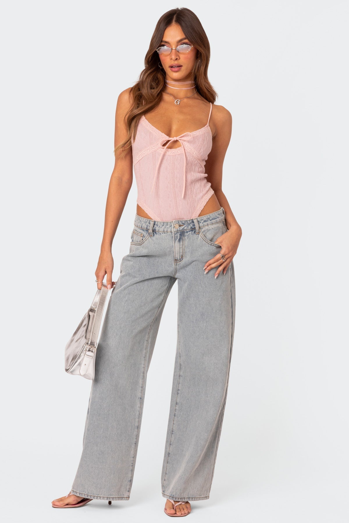 BOW POCKET JEANS