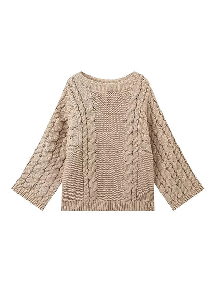 OVERSIZED KNIT PULLOVER