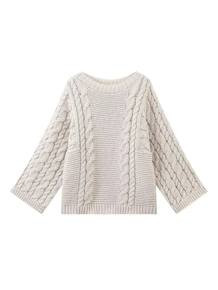 OVERSIZED KNIT PULLOVER