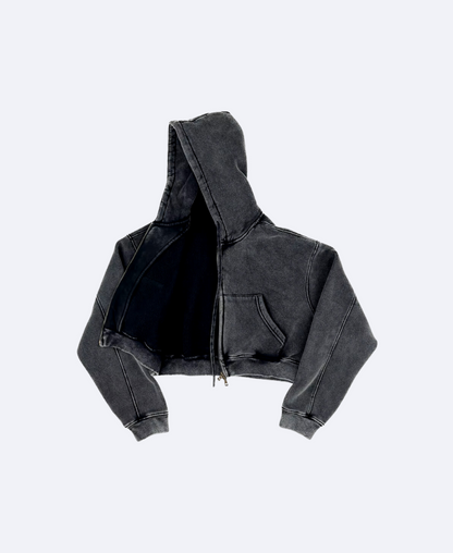 RETRO ZIPPER HOODIE